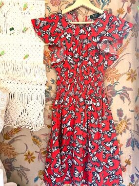 kate spade out west prairie rose fit and flare dress Kate Spade Prairie rose fit and flare dress